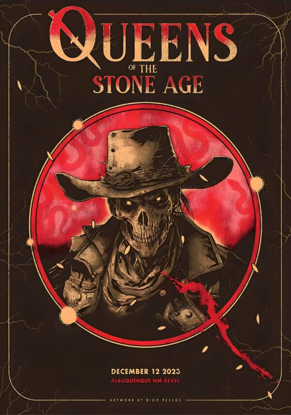 QUEENS OF THE STONE AGE 2023 Tour ALBUQUERQUE Poster