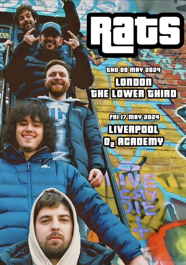RATS (band) Live 2024 UK Tour Poster Print