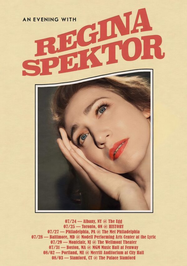 REGINA SPEKTOR An Evening With... 2024 Tour Poster