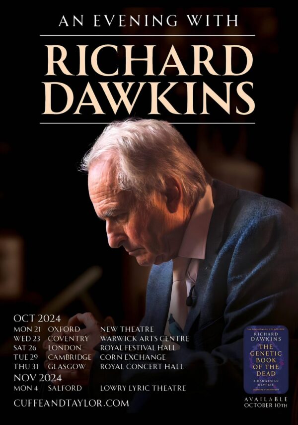 RICHARD DAWKINS - An Evening With 2024 Tour Poster