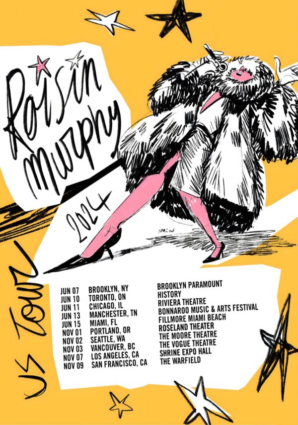 ROISIN MURPHY Hit Parade 2024 US North American Tour Poster