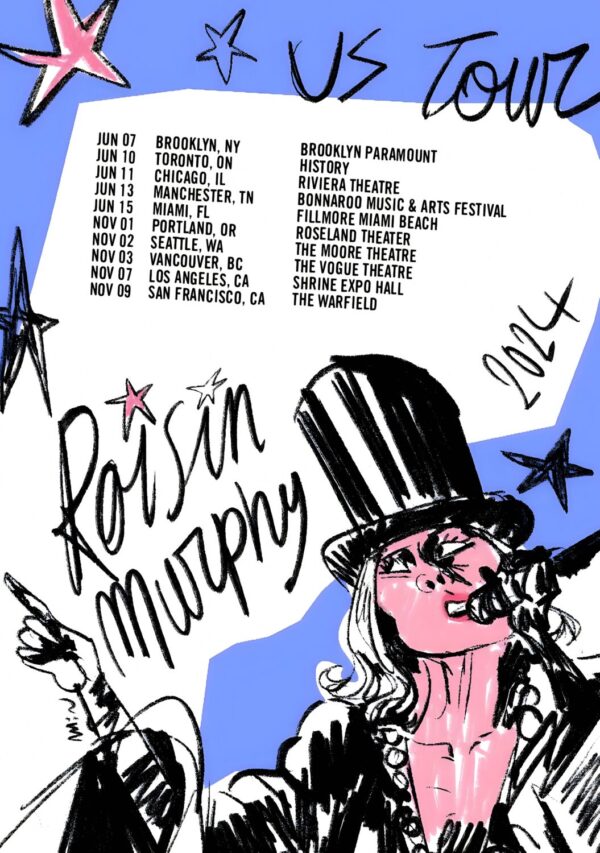 ROISIN MURPHY Hit Parade 2024 US North American Tour Poster