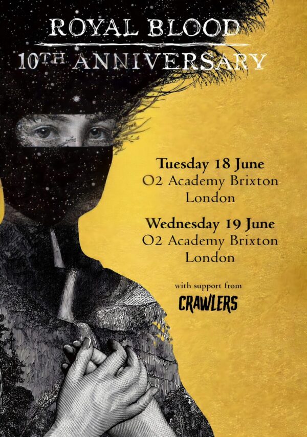ROYAL BLOOD 2024 Tour: LONDON Brixton Academy Poster
