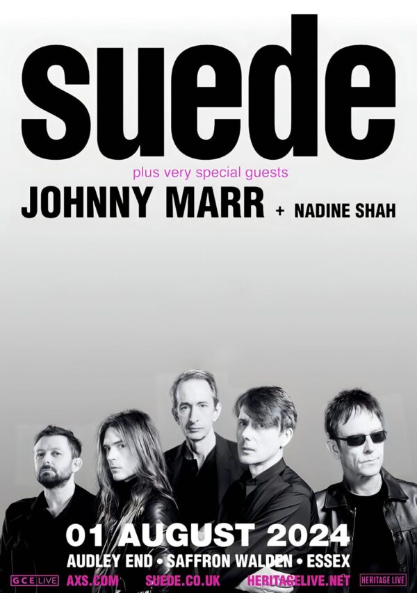 SUEDE (band) 2024 UK Tour: ESSEX - 1 August 2024 Poster