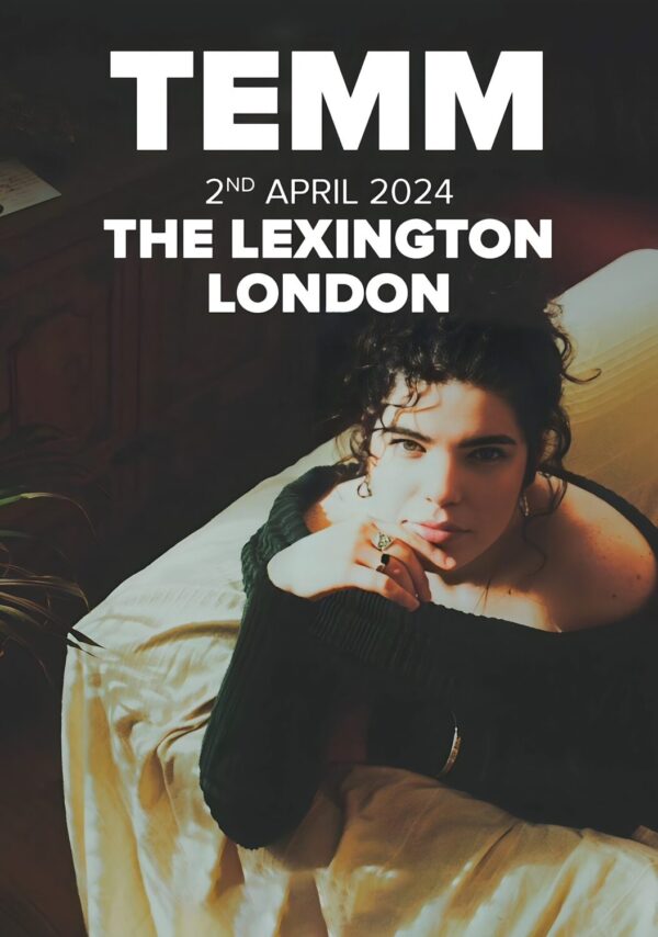 TEMM (singer) Move On 2024 Tour: LONDON Poster