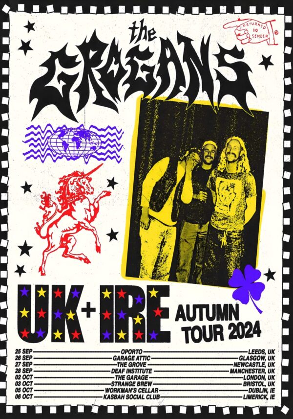 THE GROGANS Find Me A Cloud 2024 UK & Ireland Tour Poster