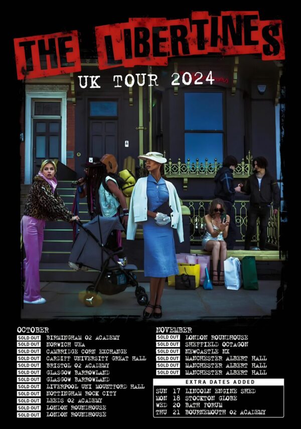 THE LIBERTINES 2024 October/November UK Tour Poster