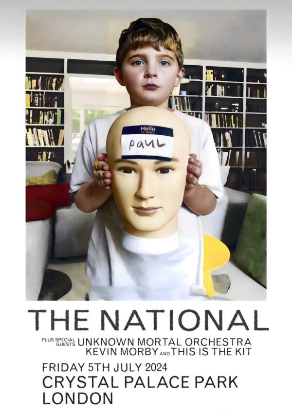 THE NATIONAL 2024 UK Tour: LONDON Poster
