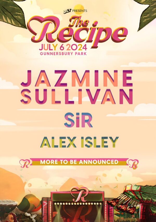 THE RECIPE 2024 FESTIVAL - July 6 2024 Poster