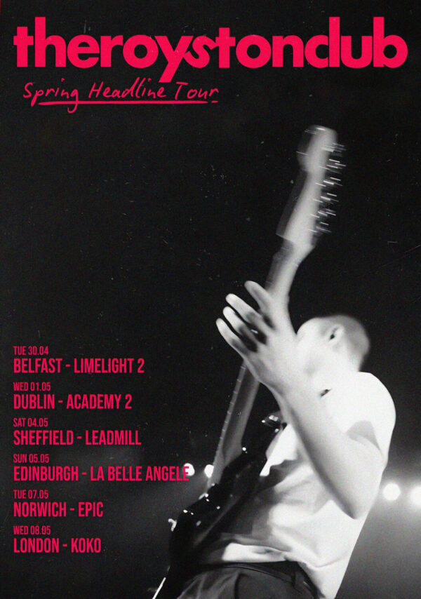 THE ROYSTON CLUB Shaking Hips & Crashing Cars 2024 UK Tour Poster Print