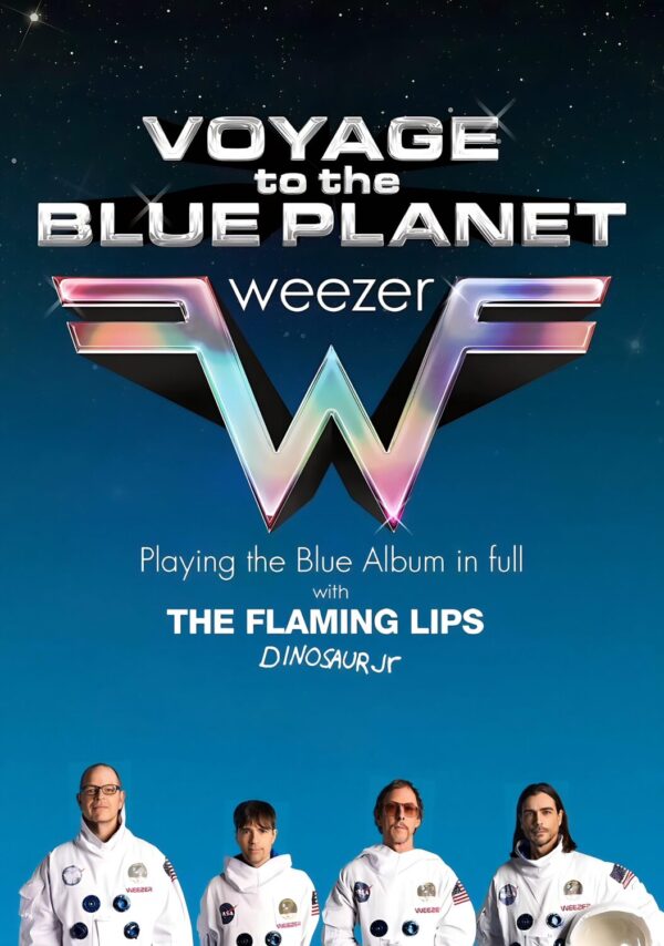 WEEZER Voyage To The Blue Planet 2024 World Tour Poster