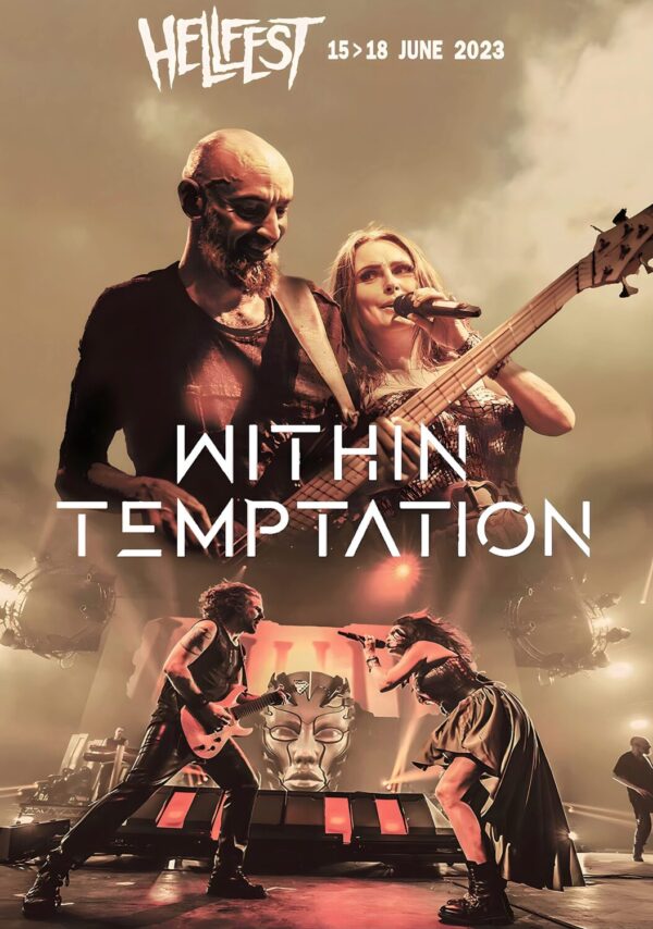 WITHIN TEMPTATION HellFest 2023 Live Poster Print