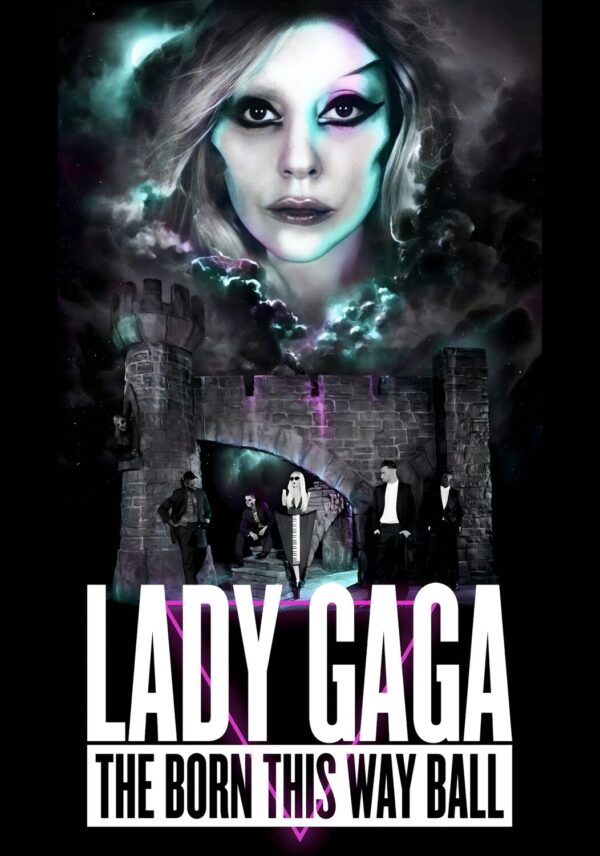 LADY GAGA Born This Way Ball 2012/2013 World Tour Poster Print