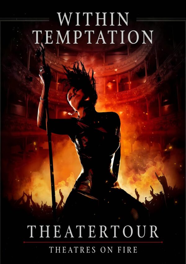 WITHIN TEMPTATION Theatres On Fire 2015 Tour Poster Print
