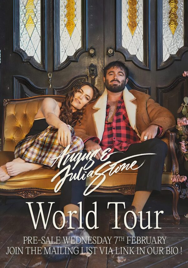 ANGUS & JULIA STONE Cape Forestier 2024 World Tour Poster