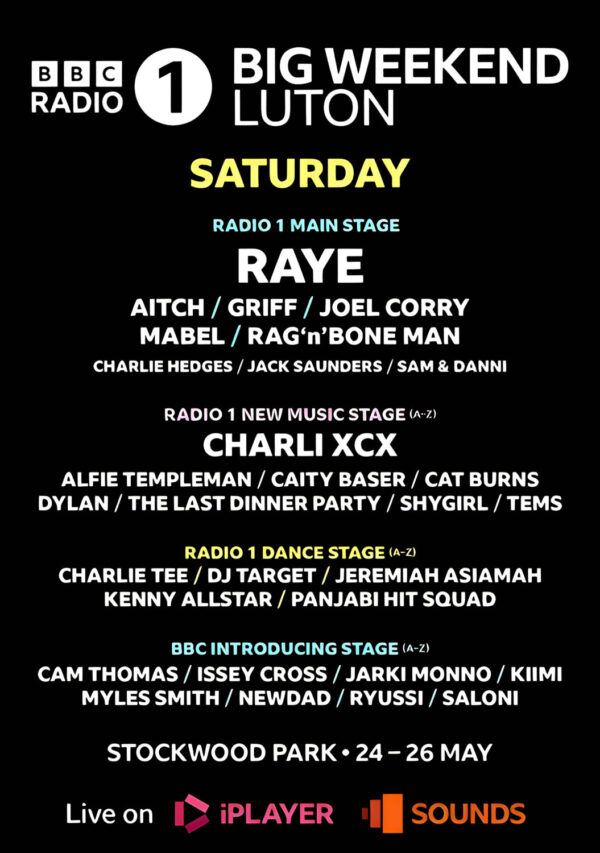 Radio 1 Big Weedkend 2024 - Saturday Poster Print