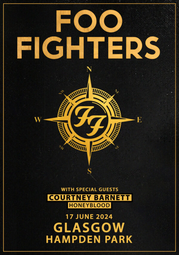 FOO FIGHTERS GLASGOW 17 June 2025 Poster