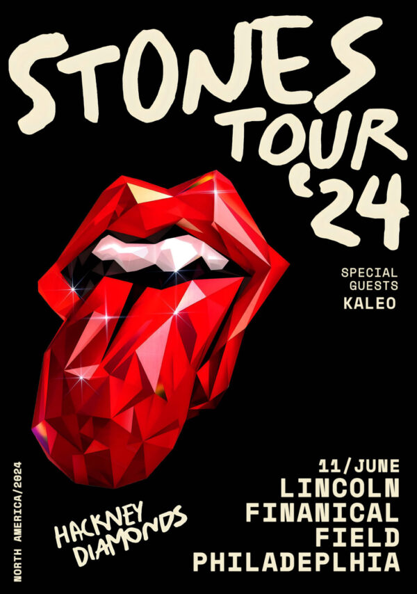 ROLLING STONES 2024 Tour: PHILADELPHIA Poster