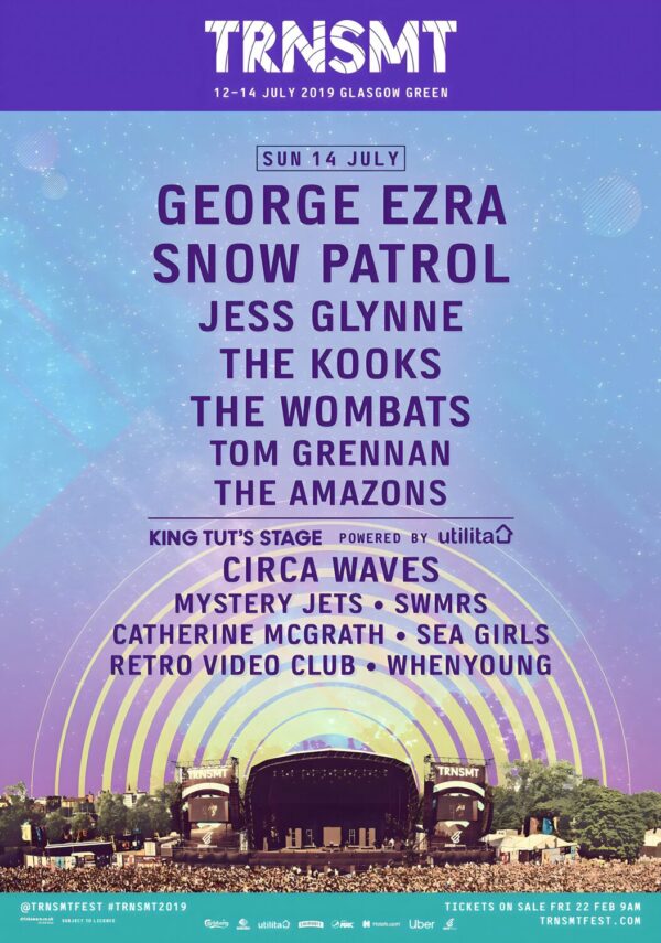 TRNSMT FESTIVAL 2019 Line Up Poster