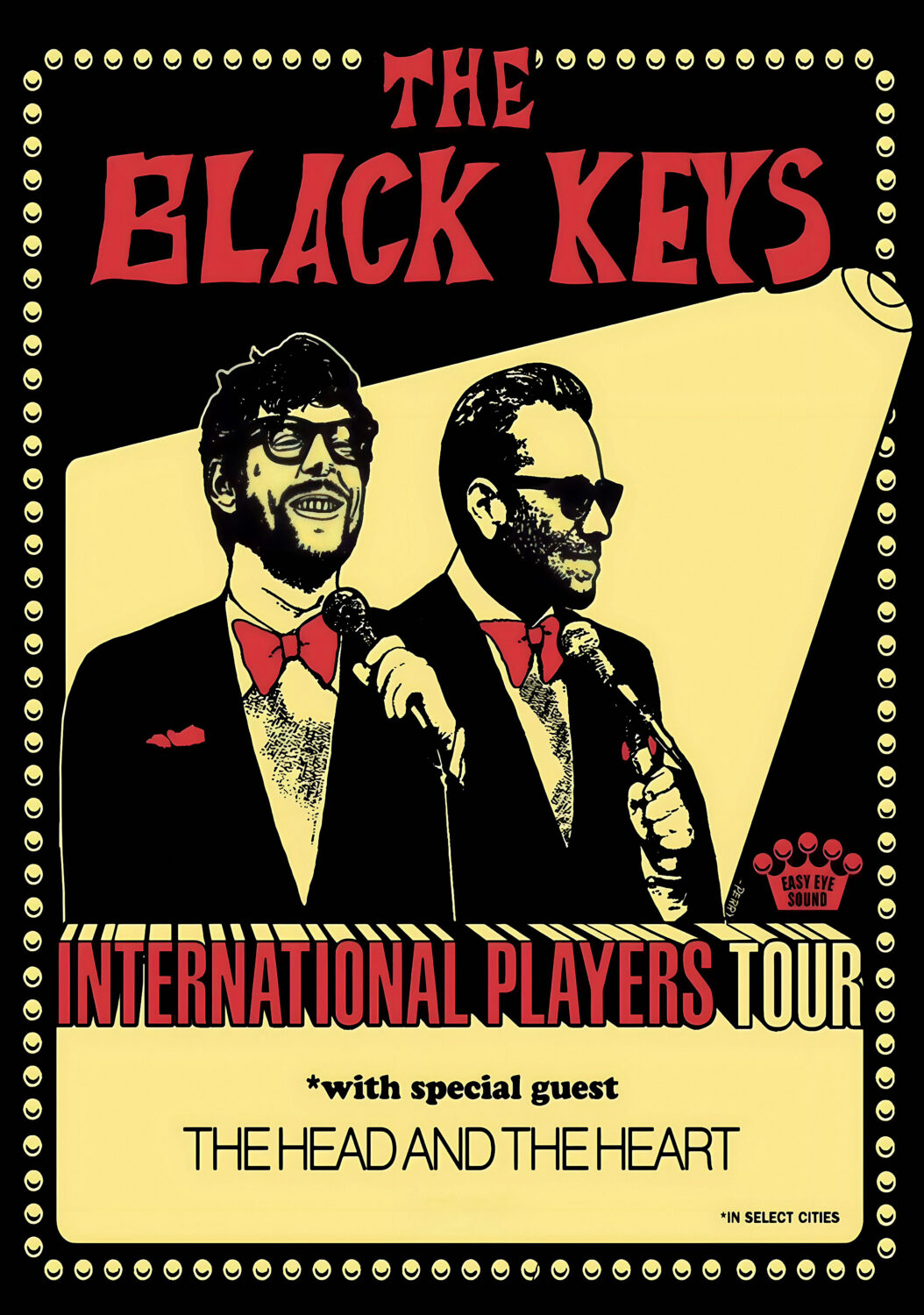 THE BLACK KEYS 2024 North America - UK Tour Poster