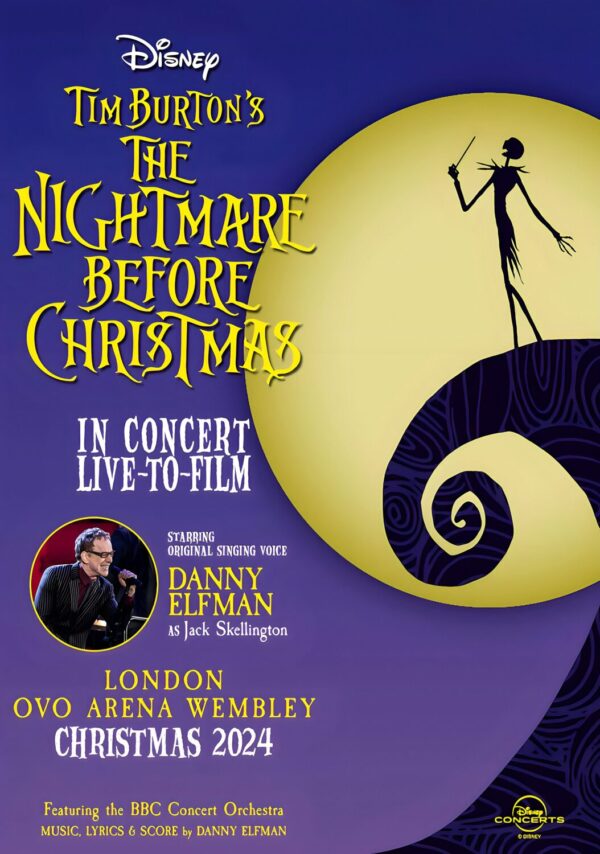 THE NIGHTMARE BEFORE CHRISTMAS 2024 LONDON Poster