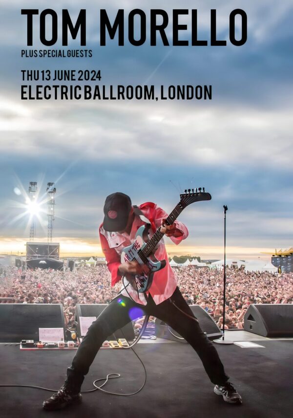 TOM MORELLO Summer 2024 Tour: LONDON Poster