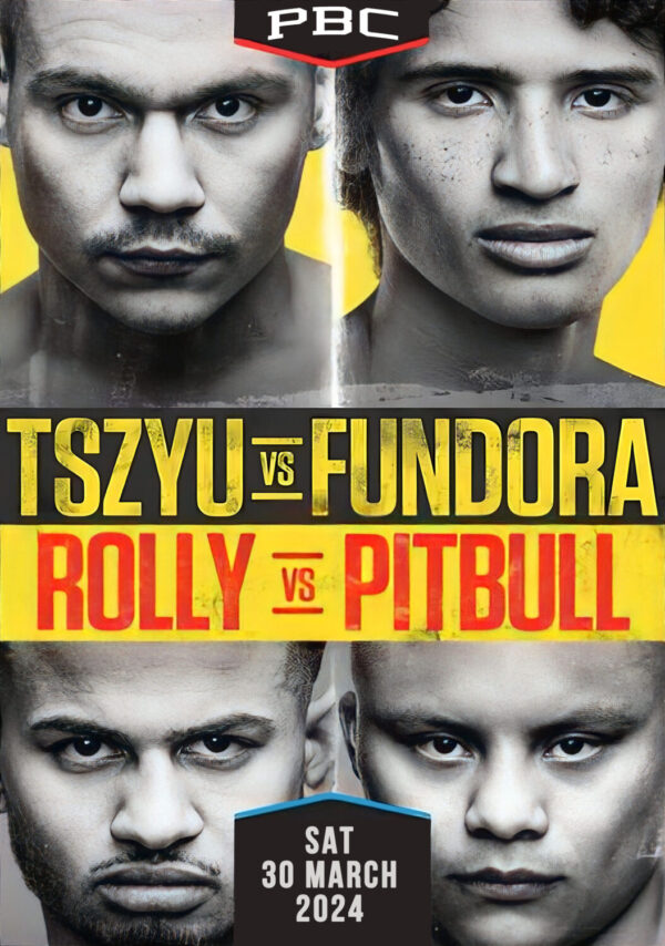 TIM TSZYU vs. SEBASTIAN FUNDORA 2024 Boxing Fight Poster