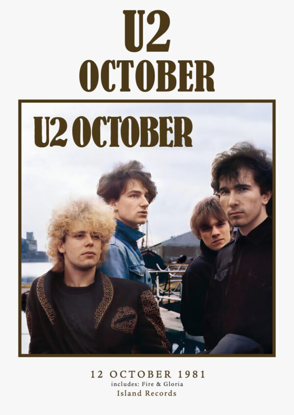 U2 October - The Album  Poster Print