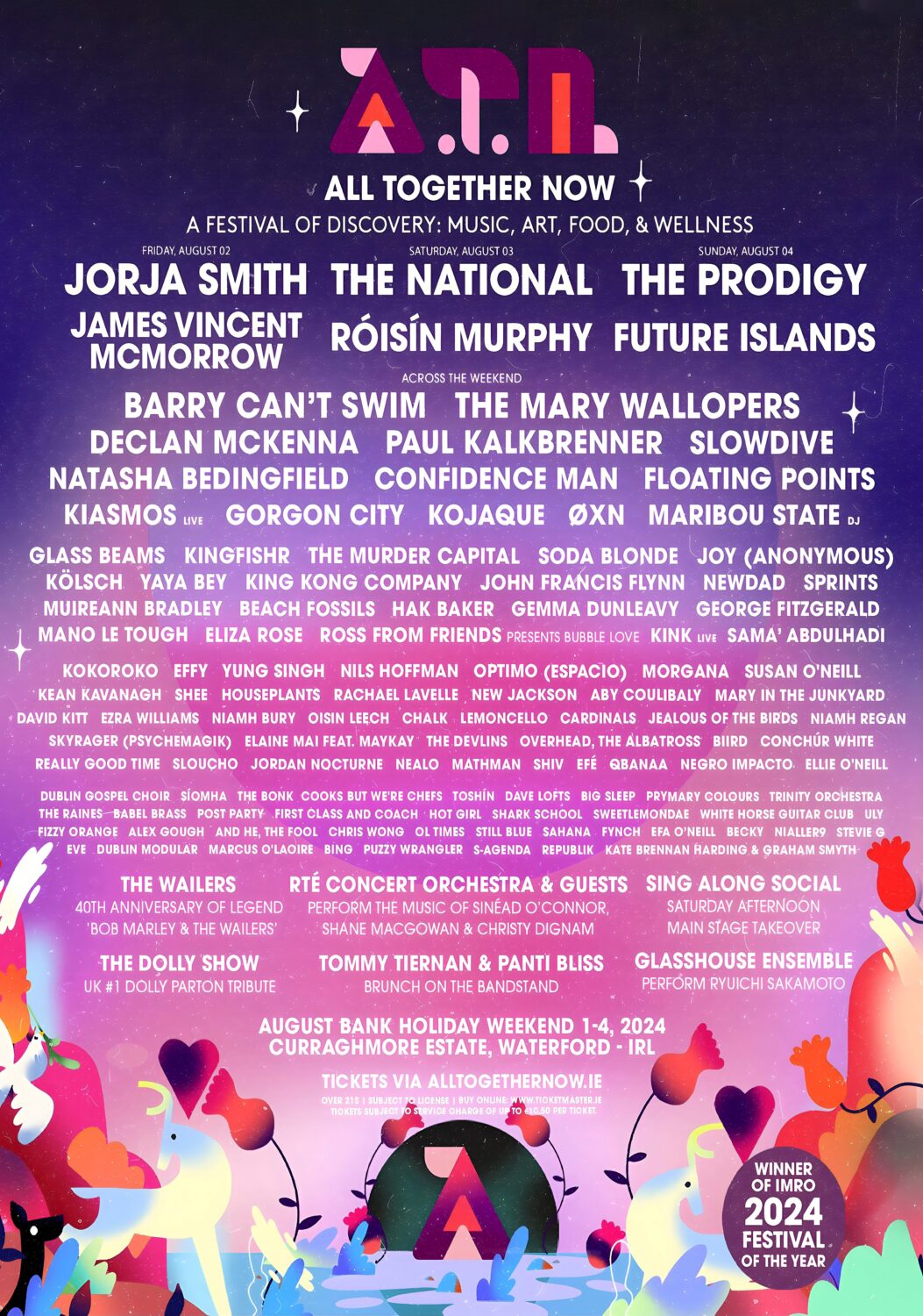 ALL TOGETHER NOW FESTIVAL 2024 Jorja Smith The National The