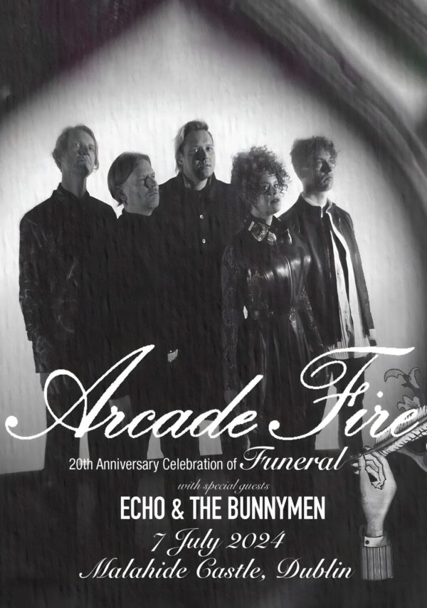 ARCADE FIRE Funeral - 20th Anniversary Tour: DUBLIN Malahide Castle - 7 July 2024 Poster