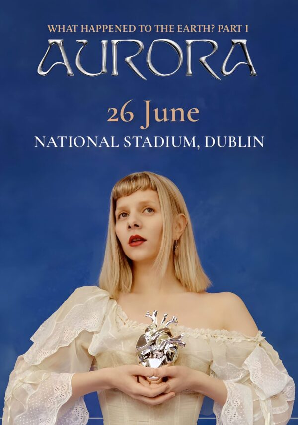 AURORA (singer) What Happened To The Earth Tour: DUBLIN National Stadium - 26 June 2024 Poster Print