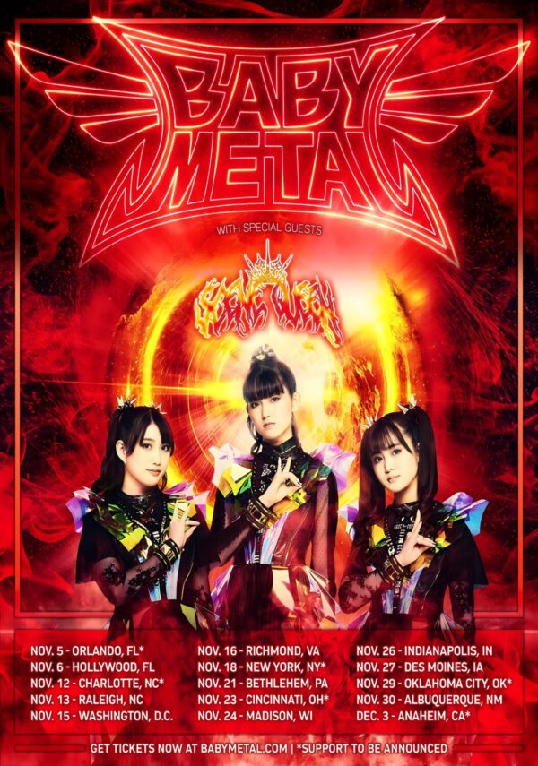BABYMETAL The Other One 2024 North American Tour Poster Print