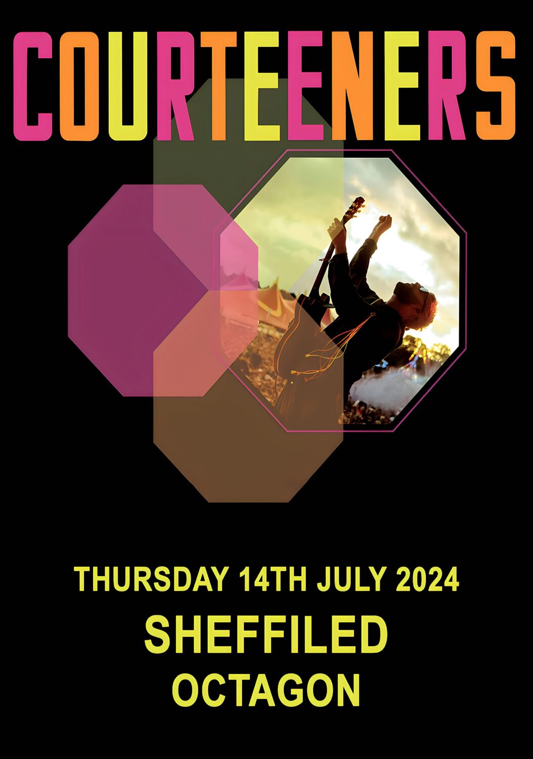 COUTEENERS Summer 2024 Tour: SHEFFIELD Octagon - 14 July 2024 Poster