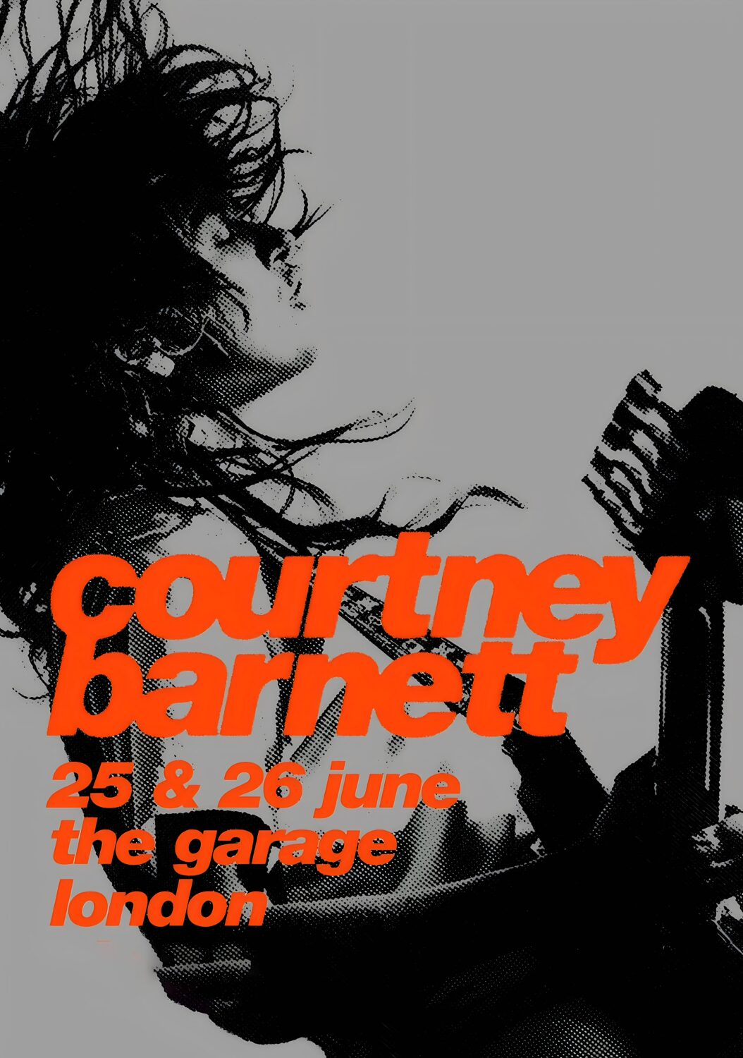 COURTNEY BARNETT Summer 2024 UK Tour: LONDON The Garage Poster