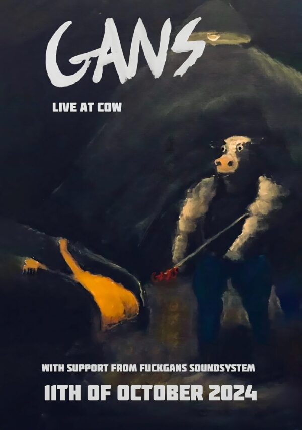 GANS (band) Business 2024 Tour: LONDON Live At Cow Poster