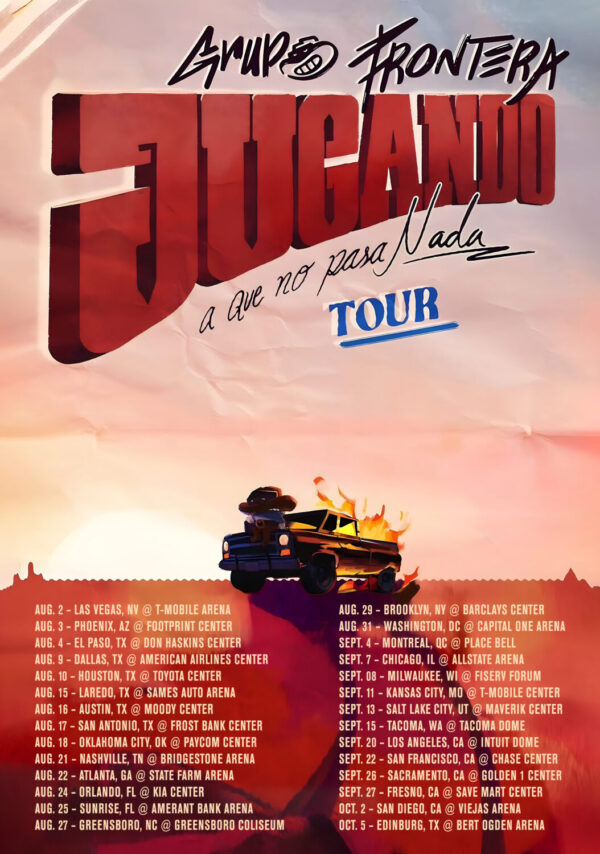 GRUPO FONTERA 2024 North America Tour Poster