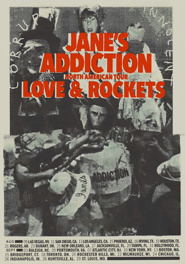 JANES ADDICTION North American Reunion Tour 2024 Poster