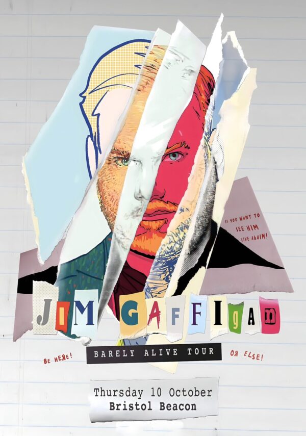 JIM GAFFIGAN 2024 Tour: BRISTOL Poster