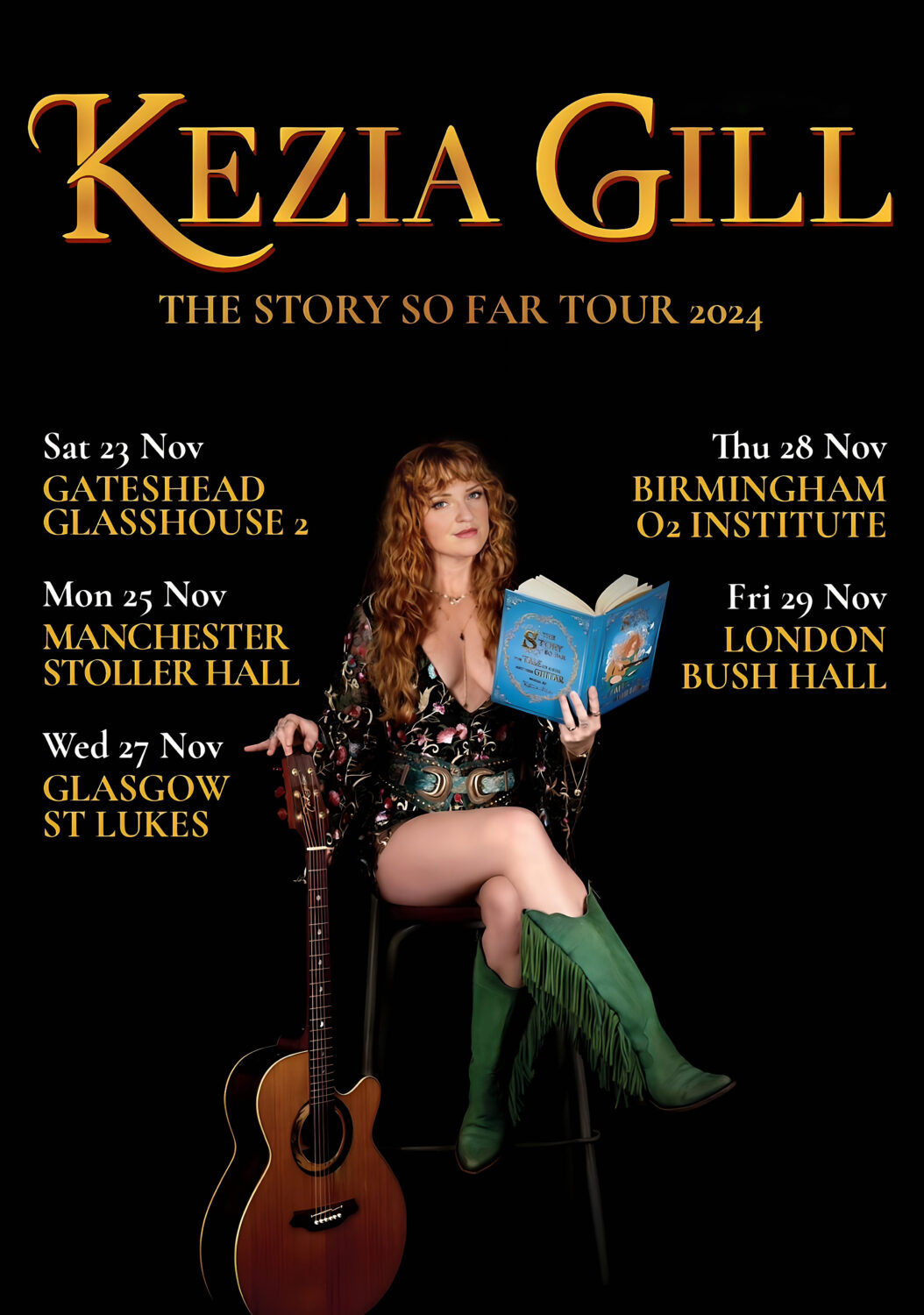 KEZIA GILL The Story So Far 2024 UK Tour Poster
