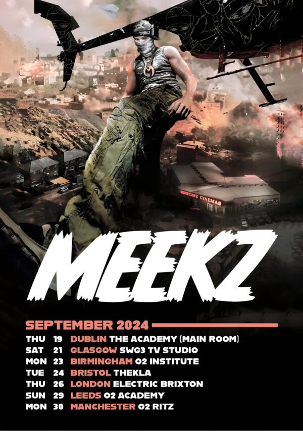 MEEKZ Tru 2024 UK Tour Poster
