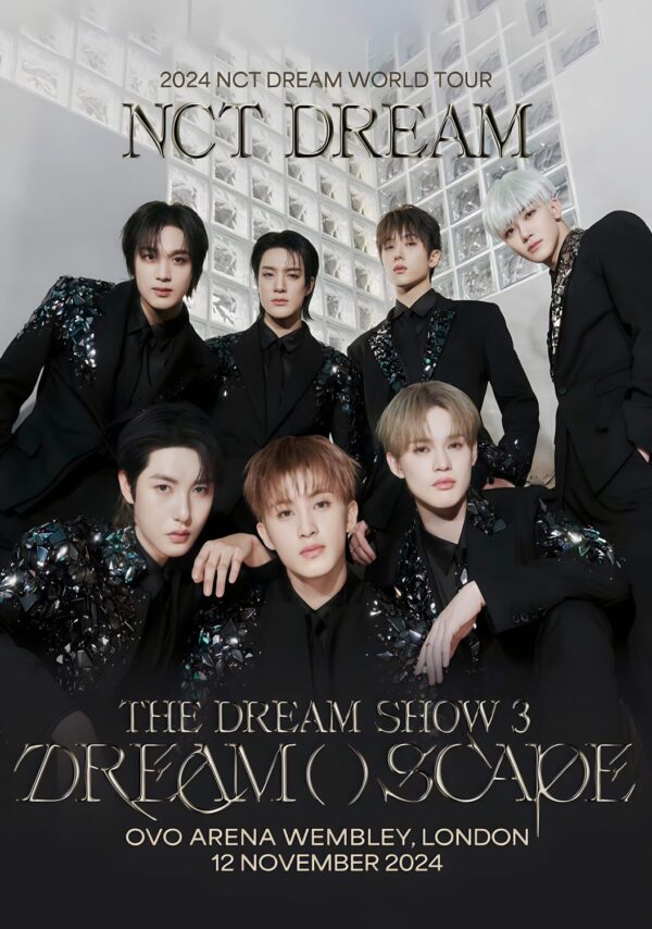 NCT DREAM The Dream Show 3: Dream Scape 2024 Tour: LONDON Wembley Arena Poster