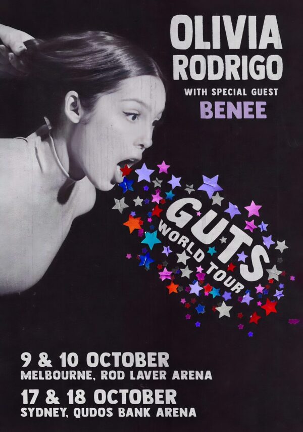 OLIVIA RODRIGO 2024 SYDNEY - MELBOURNE Poster