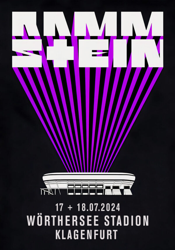 RAMMSTEIN Europe Stadium Tour 2024: KLAGENFURT, Wörthersee Stadion Poster Print