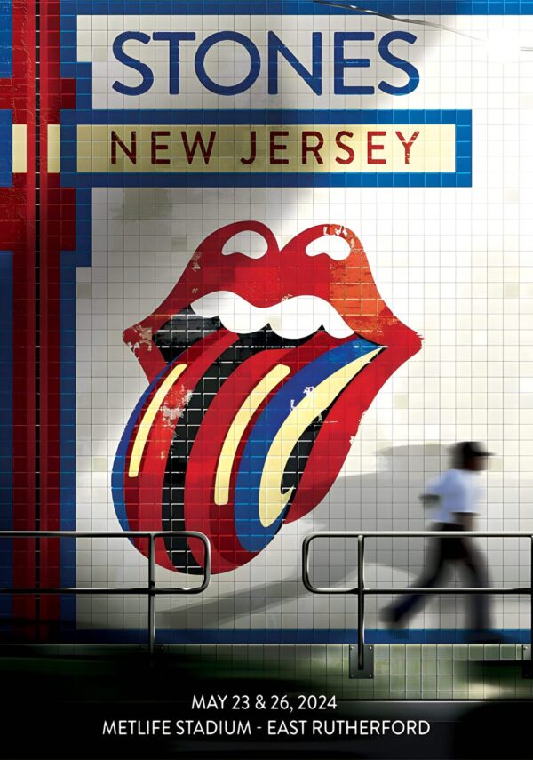 ROLLING STONES 2024 Tour: EAST RUTHERFORD Poster