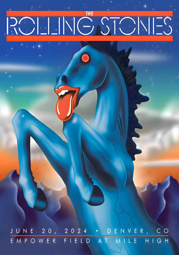 ROLLING STONES 2024 North America Tour: DENVER Poster