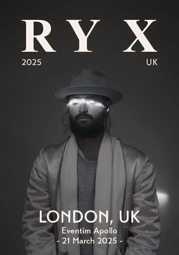 RY X 2025 UK Tour: LONDON Eventim Apollo Poster