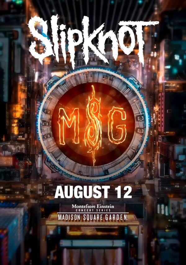 SLIPKNOT 25th Anniversary 2024 Tour: NEW YORK Poster