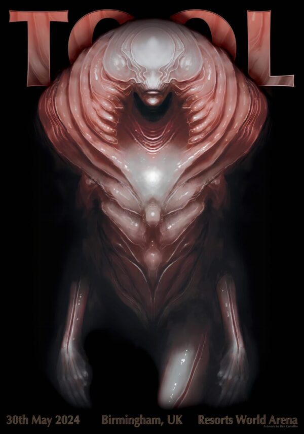 TOOL (band) Fear Inocolum In Concert 2024 UK Tour: BIRMINGHAM Resorts World Arena Poster Print