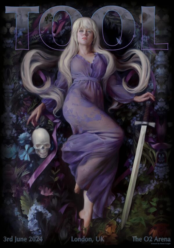 TOOL (band) Fear Inocolum In Concert 2024 UK Tour: LONDON O2 Arena Poster Print