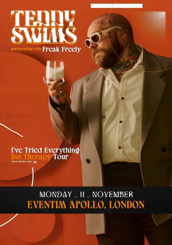 TEDDY SWIMS 2024 Tour: LONDON Eventim Apollo Poster